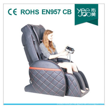 A temperatura constante está definida para 45 ′ c cadeira de massagem